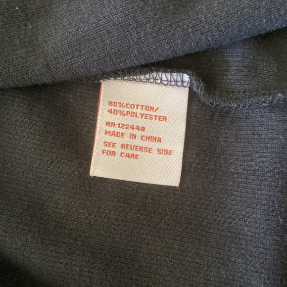 MENS ROBERT COMSTOCK VERTICAL BLACK 1/4 ZIPPER PULLOVER Size Large-Nice - Picture 8 of 8